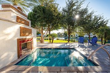 Two heated spas